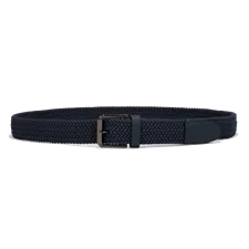 Męski tekstylny elegancki pleciony pasek ECCO® - Niebieski - Main