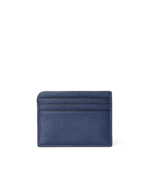 ECCO® Card Case Kartenetui aus Leder - Blau - B