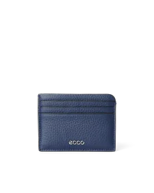 Kožené puzdro na karty ECCO® Card Case - Modrá - M