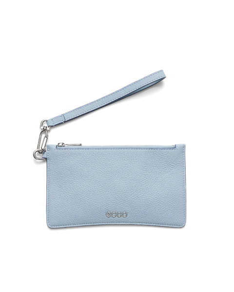 ECCO® Wristlet bőr kézitáska - Kék - M