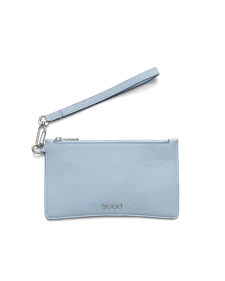 ECCO® Wristlet bőr kézitáska - Kék - M