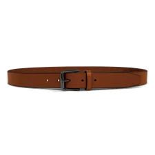 Men's ECCO® Leather Adjustable Belt - Brown - Main