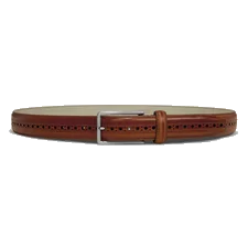 Men's ECCO® Leather Belt - Brown - Main