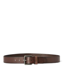 Men's ECCO® Belts Leather Belt - Brown - M