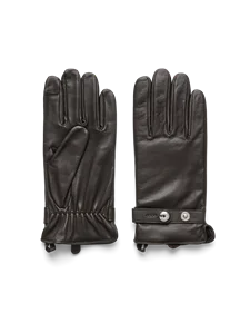 ECCO® Gloves odinės pirštinės vyrams - Rudas - M