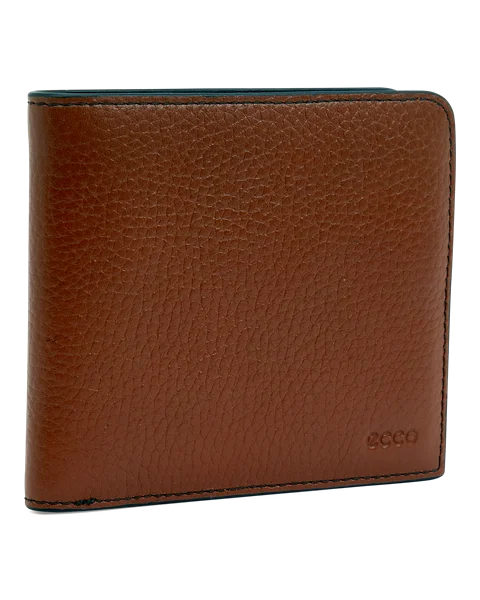 Malá kožená peněženka ECCO® - Hnědá  - M
