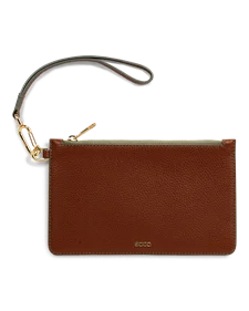 ECCO® Leather Clutch Bag - Brown - M