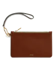 ECCO® Leather Clutch Bag - Brown - M