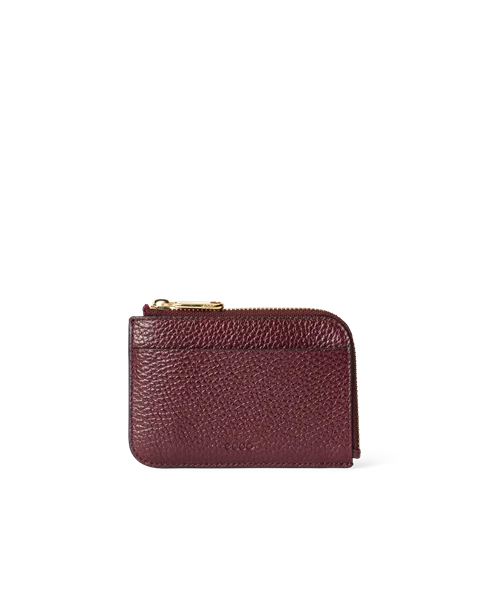 ECCO® Card Case étui pour cartes en cuir - Bordeaux - M