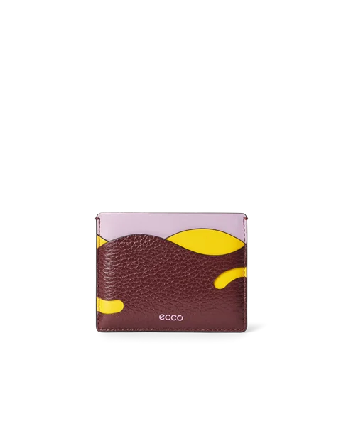 ECCO® Card Case kortetui i skinn - Vinrød - M