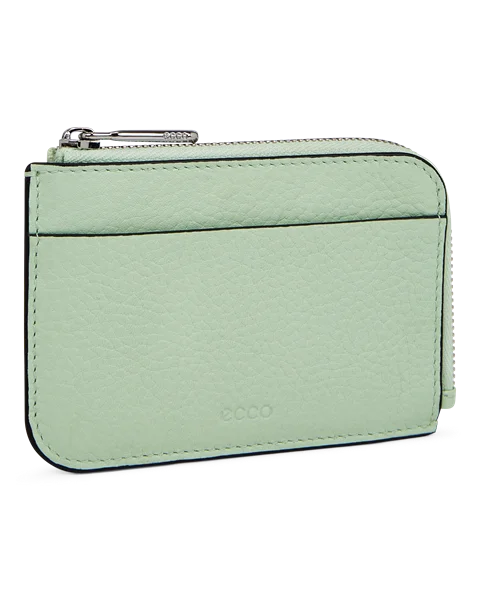 ECCO® Leather Card Case - Green - M