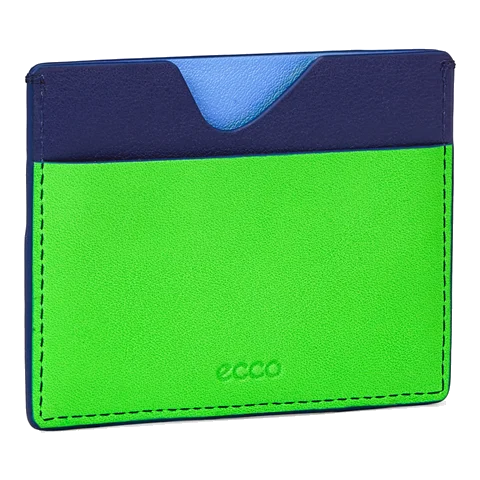 Skórzany portfel ECCO® - Zielony - Main