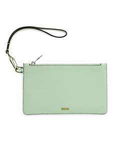 ECCO® Leather Clutch Bag - Green - M