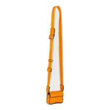 Skórzana torba przez ramię z klapką ECCO® Textureblock - Pomarańczowy - Main