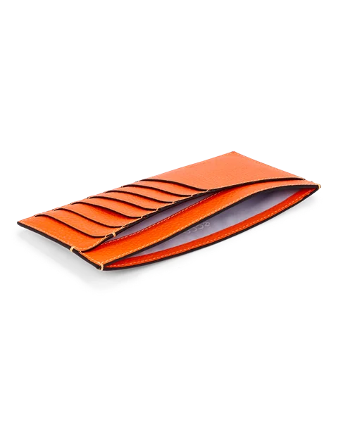ECCO® Kisméretű bőr pénztárca - Narancs - I