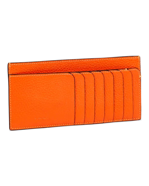 Malá kožená peněženka ECCO® - Oranžová  - M