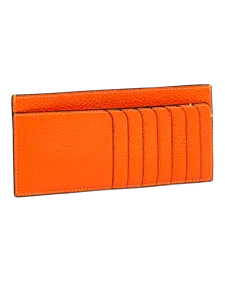 Skórzany portfel ECCO® - Pomarańczowy - M