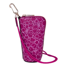 Skórzana torebka przez ramię ECCO® Peace Midi - Różowy - Main