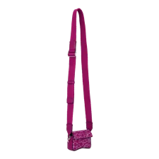 Skórzana torba przez ramię z klapką ECCO® Peace - Różowy - Main