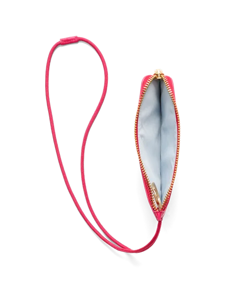 ECCO® Wristlet Clutch aus Leder - Pink - Be