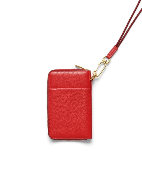 ECCO® Wallet pochette portefeuille en cuir - Rouge - B