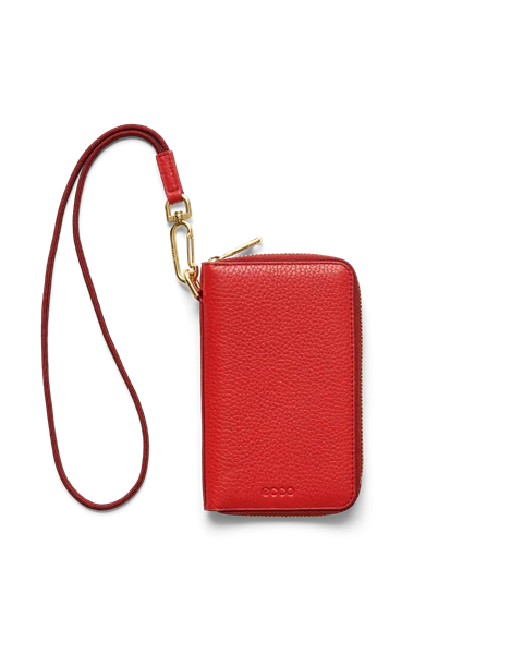 ECCO® Wallet Leren reisportemonnee - Rood - M