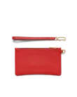 Bolsa couro ECCO® Wristlet - Vermelho - B