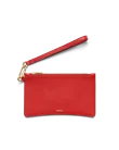 Kožená pouzdrová taška ECCO® Wristlet - Červená - M