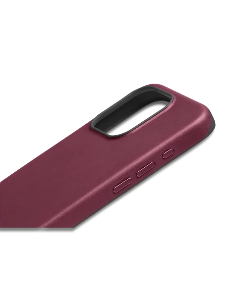 ECCO® X Bellroy Leather Phone Case - Red - D1