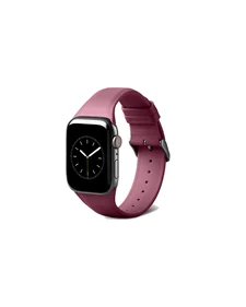 ECCO® X Bellroy Leather Smart Watch Strap - Red - M