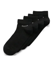 Unisexowe skarpetki stopki (2-pak) ECCO® Longlife - Czarny - M