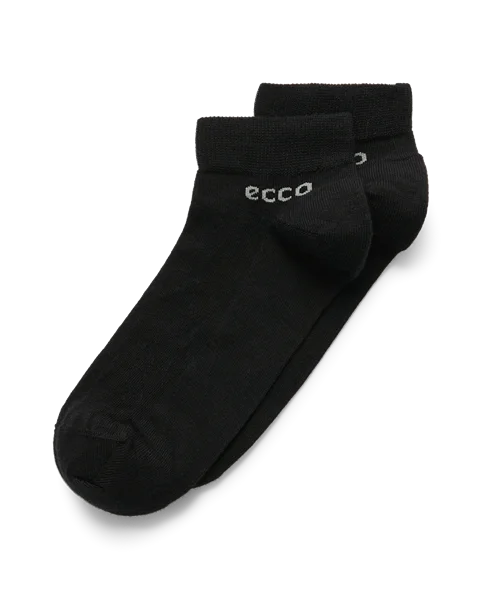 Unisexowe skarpetki stopki (2-pak) ECCO® Longlife - Czarny - O