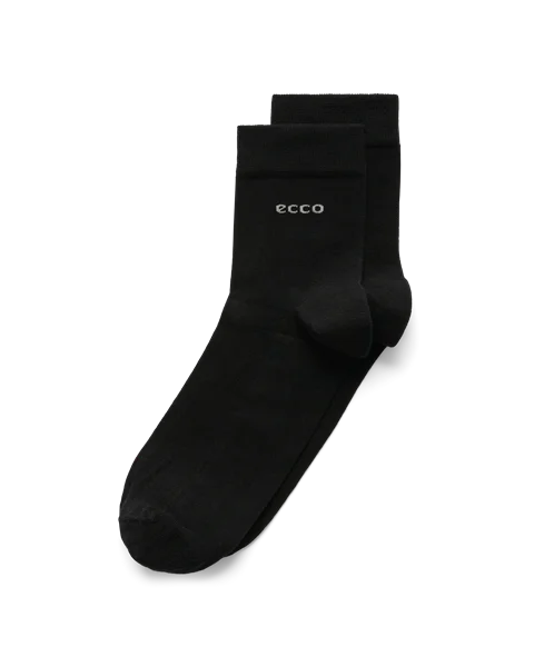 Unisex ECCO® Longlife Ankle Socks - Black - M