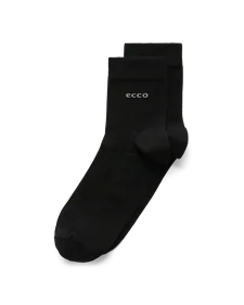 Unisex ECCO® Longlife Ankle Socks - Black - M
