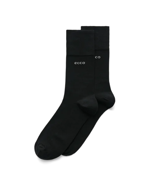 ECCO® Longlife unisex halvhøye sokker - Svart - M