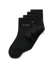 ECCO® Play chaussettes mi-hautes Long-Life (lot de 2) unisex - Noir - M