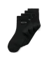 Unisex ECCO® Play Long-Life Mid-Cut Socks (2-Pack) - Black - M