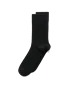 ECCO® Classic chaussettes mi-hautes côtelées pour homme - Noir - M