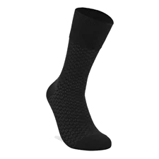 Pánské ponožky střední délky s voštinovým vzorem ECCO® Classic - Černá - Main