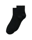 Unisex ECCO® Retro Ankle Socks (2-Pack) - Black - M