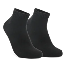 ECCO® Retro kojinės iki kulkšnių (2 poros) unisex - Juodas - Main