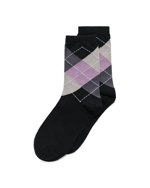 ECCO® chaussettes mi-hautes pour femme - Noir - M