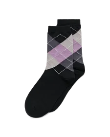 Women's ECCO® Mid-Cut Socks - Black - M