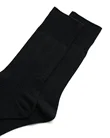 ECCO® férfi bordázott magasszárú zokni - FEKETE  - D1