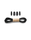 Błyskawiczne sznurówki bez wiązania ECCO® Fast Lock - Czarny - I