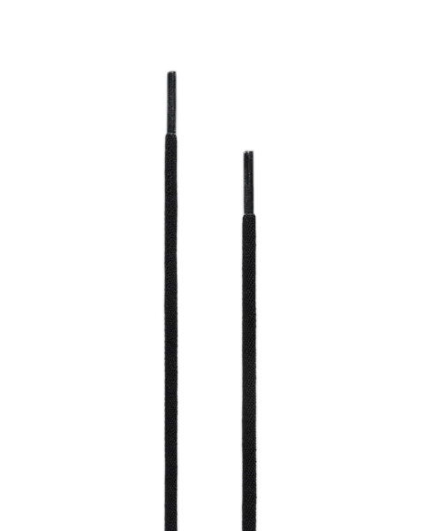 Okrúhle šnúrky ECCO® Sporty Round - Čierna - D1