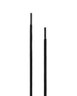Okrúhle šnúrky ECCO® Sporty Round - Čierna - D1