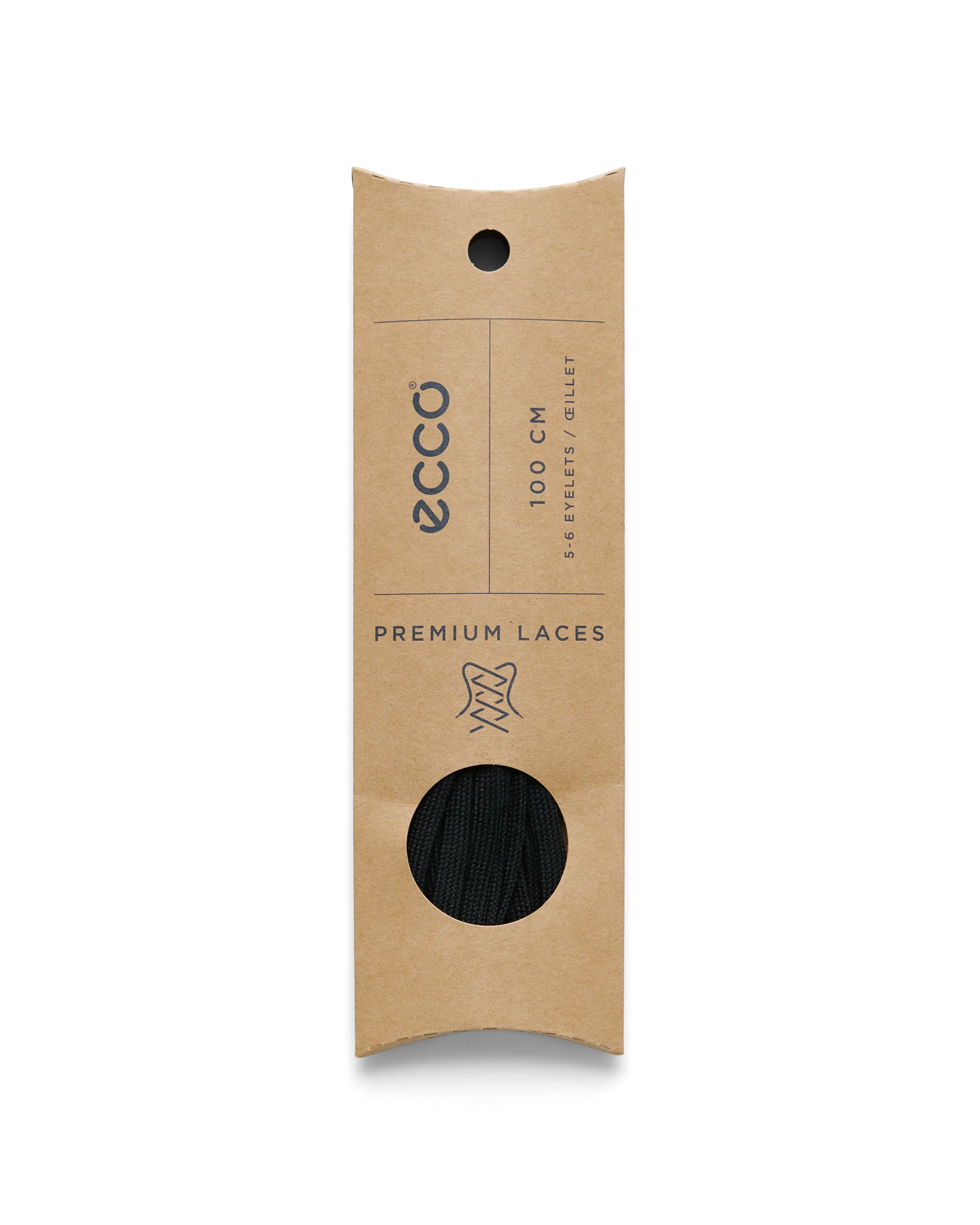 ECCO Flat Laces - Black - Size: 31.50 in (EU 80 cm)