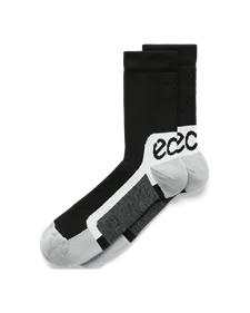Unisexowe funkcyjne skarpetki średniej długości ECCO® Tech - Czarny - M