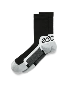 Unisex ECCO® Tech Functional Mid-Cut Socks - Black - M